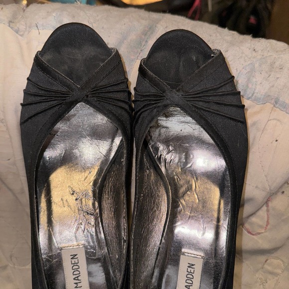 Steve Madden Black high Heels size 7 - Picture 4 of 5